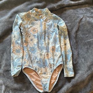 J Crew rash guard style swimsuit